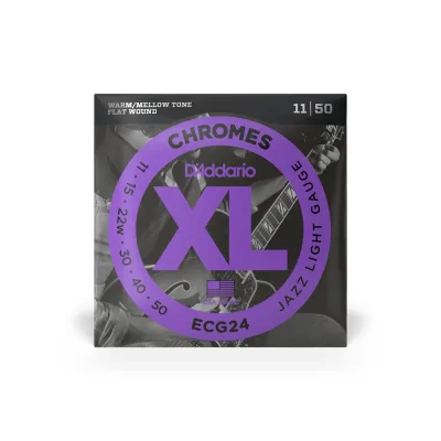 Струни для гітари D'Addario XL Chromes Jazz Light (11-50) (ECG24)