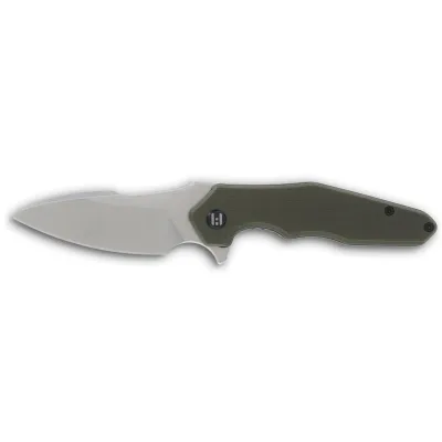 Ніж Hightron Mini Ventura, D2, G10, зелений, сталевий stonewash клинок (HK05GRNS)