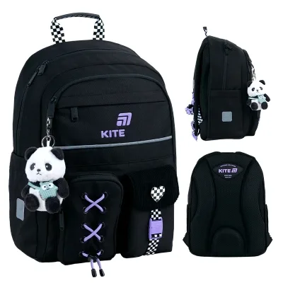 Рюкзак шкільний Kite Education 584 Panda Love (K26-584M-2)