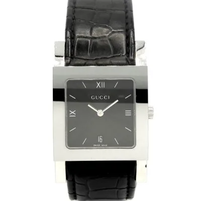 Наручний годинник Gucci 7900M 17931 BLK/STEEL/BLK SIM ALLIGA