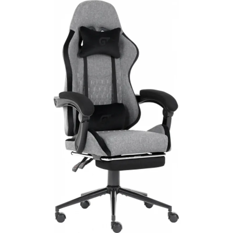 Крісло ігрове GT Racer X-2324 Black/Gray (X-2324 Fabric Black/Gray)