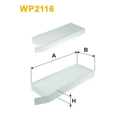 Фільтр салону Wixfiltron WP2116