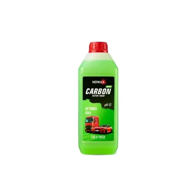 Автошампунь NOWAX CARBON NANO ACTIVE FOAM 1л (NX01177)