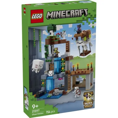 Конструктор LEGO Minecraft Станція ґастів Геймерська іграшка для сюжетної гри, 754 деталі (21597)