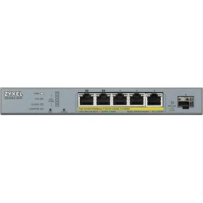 Комутатор мережевий ZyXel GS1350-6HP-EU0101F