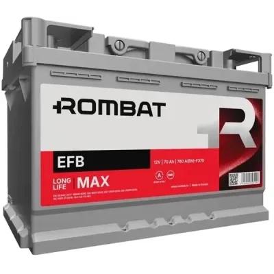 Акумулятор автомобільний ROMBAT 6CT-70 (0) Champion EFB Start-Stop FC270