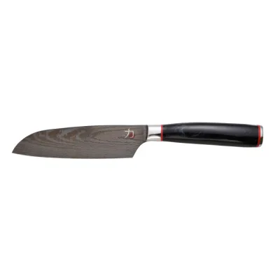 Кухонний ніж MasterPro Tetsu, сантоку, 12.5 см, чорний (BGMP-4129-MBK)