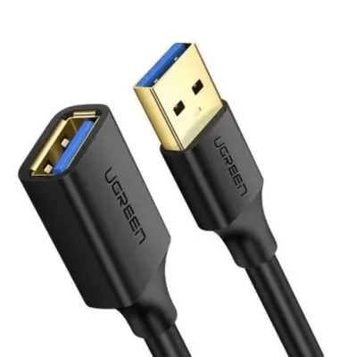 Дата кабель USB 3.0 AM/AF 1.0m US129 black Ugreen (10368)