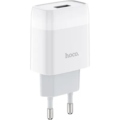 Зарядний пристрій HOCO C72A Glorious USB 10.5W White (6931474712899)