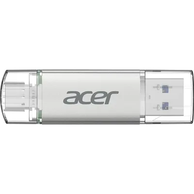 USB флеш накопичувач Acer 32GB UP300 Silver USB 3.2/Type-C (BL.9BWWA.588)