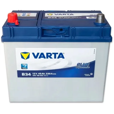 Акумулятор автомобільний Varta Blue Dynamic 45Аh без нижн. бурта (545158033)