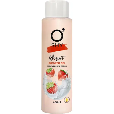 Гель для душу O'Shy Yogurt Strawberry & Cream 400 мл (4820263230671)