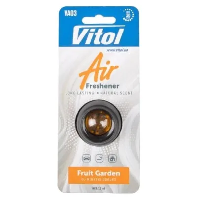 Ароматизатор для автомобіля VITOL Air Fruit Garden 2.3мл (VA03)