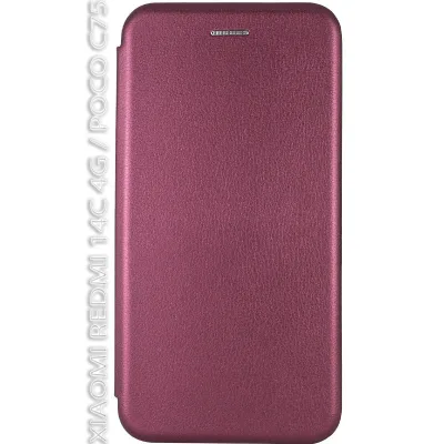 Чохол до мобільного телефона BeCover Exclusive Xiaomi Redmi 14C 4G / Poco C75 Red Wine (712511)