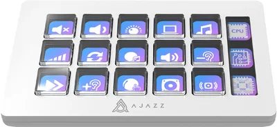 Контролер для стримінгу Ajazz AKP153E USB White (AKP153E-W)