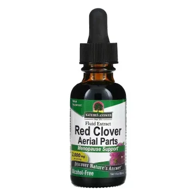 Трави Nature's Answer Екстракт червоної конюшини без спирту, 2000 мг, Red Clover Aerial P (NTA-00658)