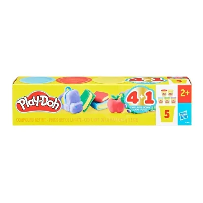 Набір для творчості Hasbro Play-Doh маса для ліплення Повернення до школи 5 баночок (G1860)