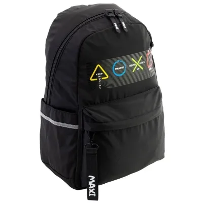 Рюкзак шкільний Maxi 16.5" Чорний (MX86472)