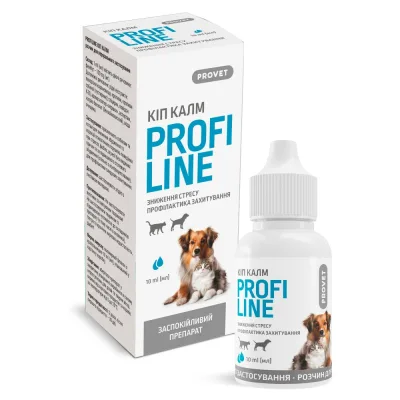 Краплі для тварин ProVET Profiline заспокійливе для котів і собак 10 мл (4823082434756)