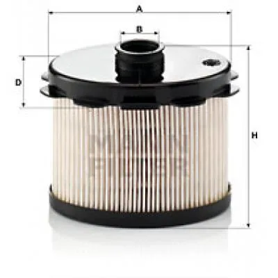 Фільтр паливний Mann PU1021X