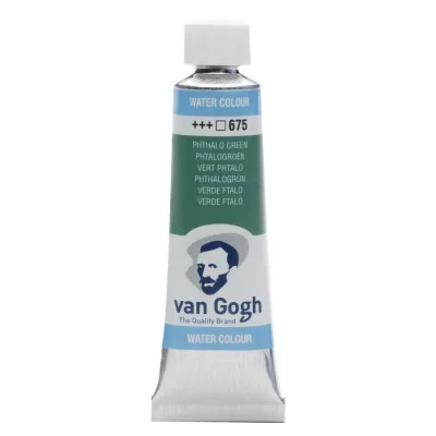 Акварельні фарби Royal Talens Van Gogh (675), Зелений ФЦ, туба 10 мл (8712079418076)