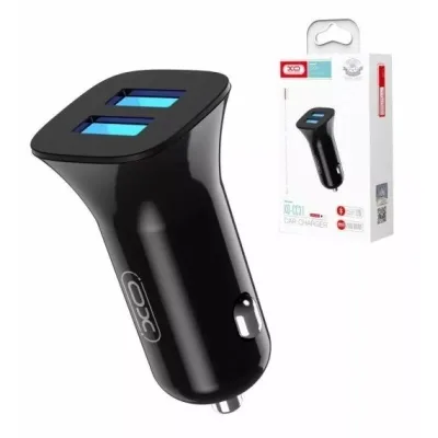 Зарядний пристрій XO CC31 2.4A/2 USB Black (XO-СC31-BK)