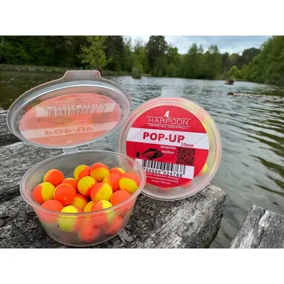 Бойл Harpoon Pop UP 10мм Belachan Halibut жовто-помаранчевий (2700000024768)
