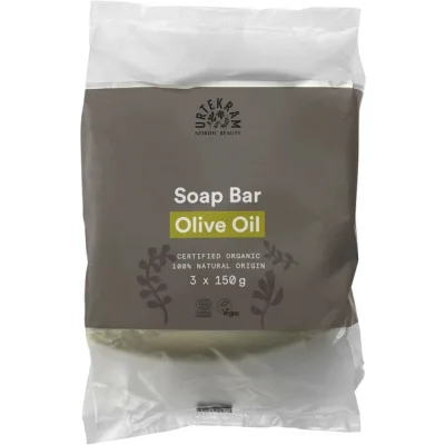 Тверде мило Urtekram Olive Oil Soap Bar 3 х 150 г (5765228838679)