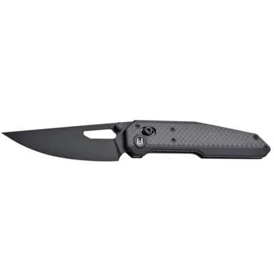 Ніж Hightron Sharplyn, 14C28N, G10 + CF, чорний, чорний клинок (HK01BLK)