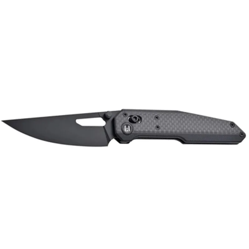 Ніж Hightron Sharplyn, 14C28N, G10 + CF, чорний, чорний клинок (HK01BLK)