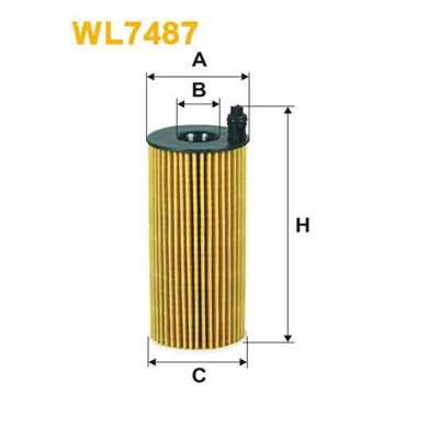 Фільтр масляний Wixfiltron WL7487