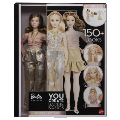 Лялька Barbie Колекційний набір You Create Barbie Basics Блондинка (JJX37)