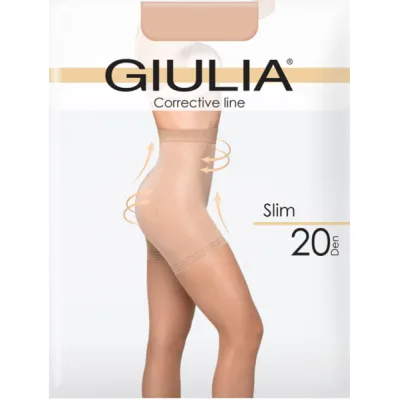 Колготи Giulia Slim 20 Den Caramel - 2 (4823102950648)