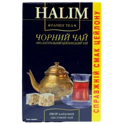 Чай Halim чорний листовий 80 г (4820198874322)