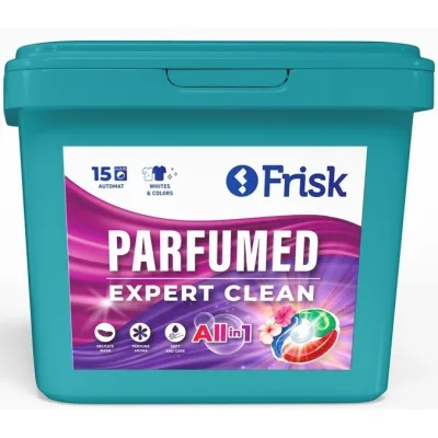 Капсули для прання Frisk Parfumed Expert Clean 15 шт. (4820197122592)