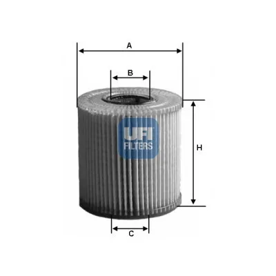 Фільтр масляний UFI 25.080.00