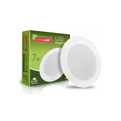 Світильник Eurolamp Downlight NEW 7W 570lm 4000K (LED-DLR-7/4(new))