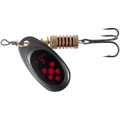 Блешня X-Fish Dark Side 6g 3 Nikel black orange (1917.07.29)