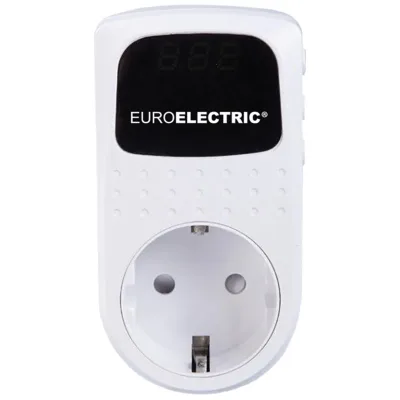 Реле напруги EUROELECTRIC 16А 3.5kW (AV) 150V-210V/230V-280V (RV-16A/3,5kW(AV))
