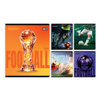Зошит Yes Football А5 18 аркушів лінія (768582)