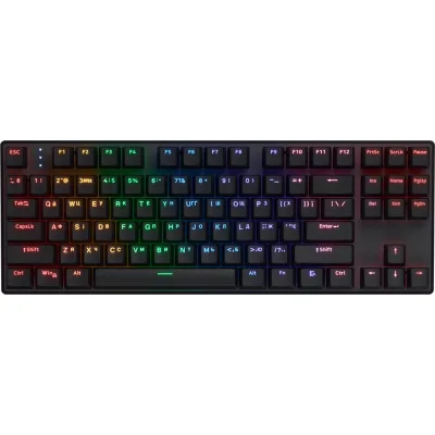 Клавіатура Hator Icefall Mecha TKL Rainbow Wireless/USB Black (HTK287UA)