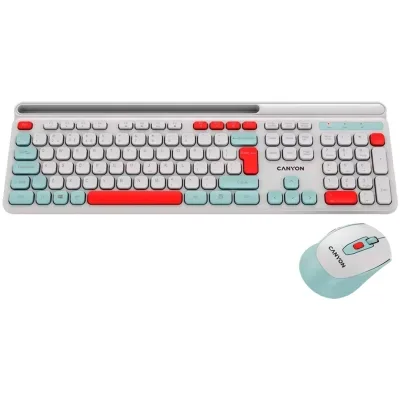 Комплект Canyon HSET-W5 Wireless UA White (CNS-HSETW5WT)