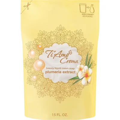 Рідке мило Ti Amo Crema З екстрактом плюмерії 450 мл (4820195509418)