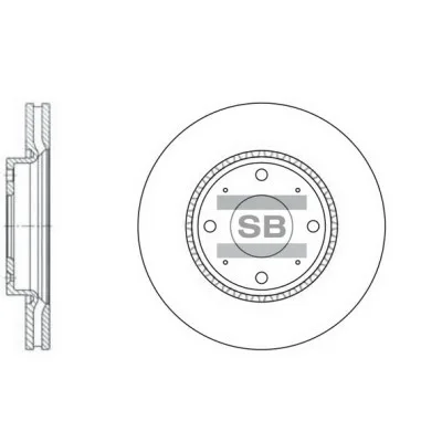 Гальмівний диск HI-Q SD2029