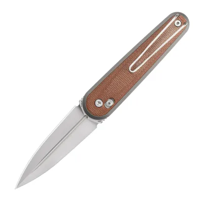 Ніж SRM Twin, Brown Micarta, Stonewash (251MB-MN)