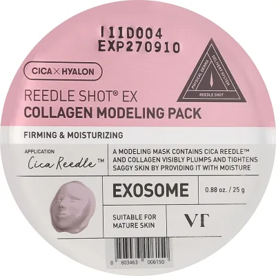 Маска для обличчя VT Cosmetics Reedle Shot EX Collagen Modeling Pack Моделювальна з колагеном 25 г (8803463006150)