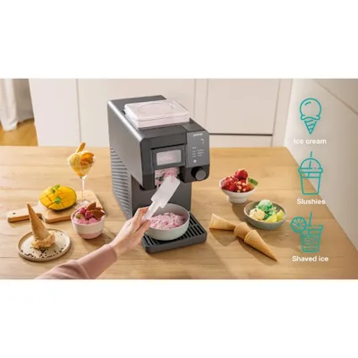 Морозивниця Gorenje 3 в 1, 210Вт, чаша-1л, 35 кг - 24 год., слаші, лід, морозиво, елек (GIICM)