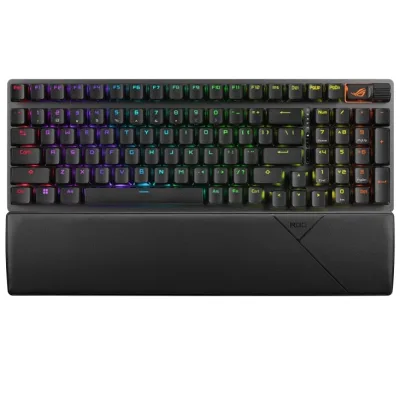 Клавіатура ASUS ROG Strix Scope II X NX Snow V2 ABS USB UA Black (90MP037A-BKMA00)