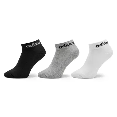 Шкарпетки Adidas C LIN ANKLE IC1304 3P білий, чорний, сірий S (37-39) (4066746450987)