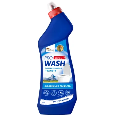 Засіб для чищення унітазу Pro Wash Альпійська свіжість 750 г (4262396145482)